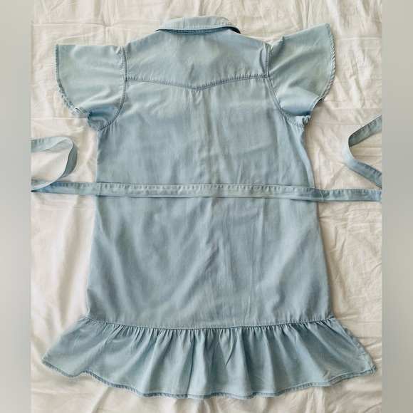 PAIGE Women's Callan Dress W/Western Pockets in Cadie - Size L - Picture 6 of 10